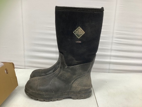 Muck Boot Co Mens Rubber Boots, 11, E-Comm Return - Lot 135