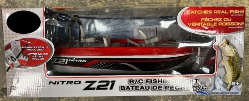 Nitro Z21 R/C Fishing Boat, Untested, E-Comm Return - Lot 226
