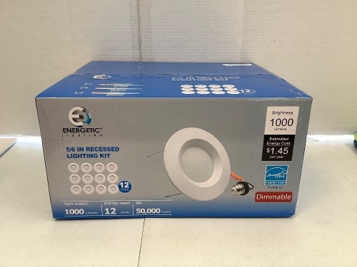 Energetic 5/6" Recessed Light Kit, Appears new - Lot 187