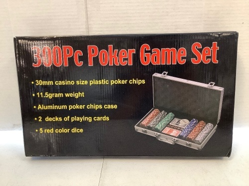 300pc Poker Game Set, E-Comm Return - Lot 380