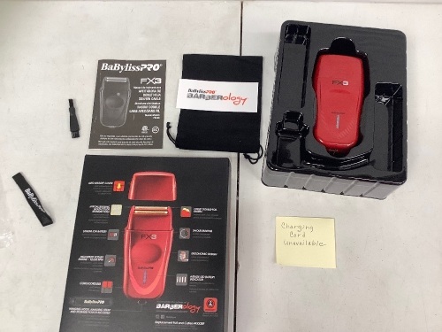 Babyliss Pro Foil Shaver, No Charger, Untested, E-Comm Return - Lot 537