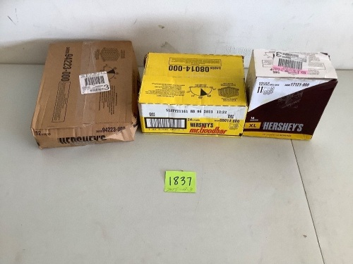 3 Boxes of Candy (2 Hershey's, Mr. Goodbar) - Lot 1837