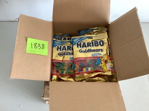 3 Boxes of haribo Gummy Bears - Lot 1838