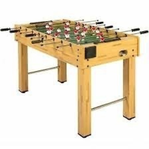 Foosball Game Table, Arcade Table Soccer w/ 2 Cup Holders, 2 Balls - 48in - Lot 1936