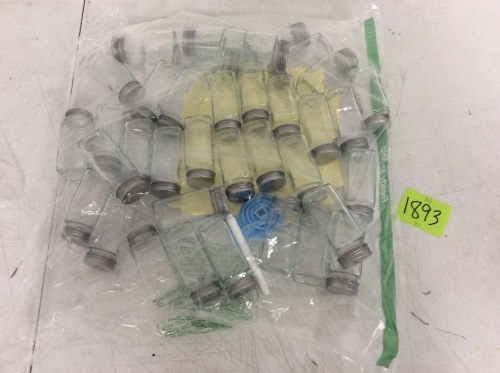 Bag of Spice Glasses w/ Labels - Lot 1893