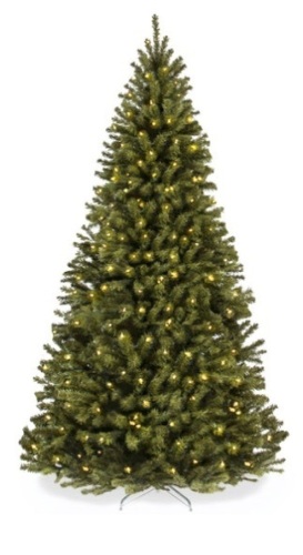 Pre-Lit Artificial Spruce Christmas Tree w/ Incandescent Lights, 6ft  - Lot 50