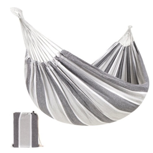 2-Person Brazilian-Style Double Hammock w/ Portable Carrying Bag, Steel - Lot 79