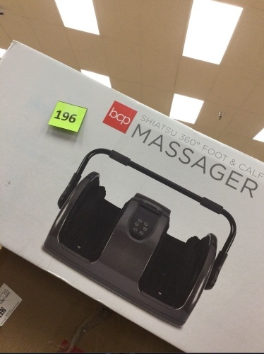 Reflexology Shiatsu Foot Massager w/ High-Intensity Rollers, Remote Control - Lot 196