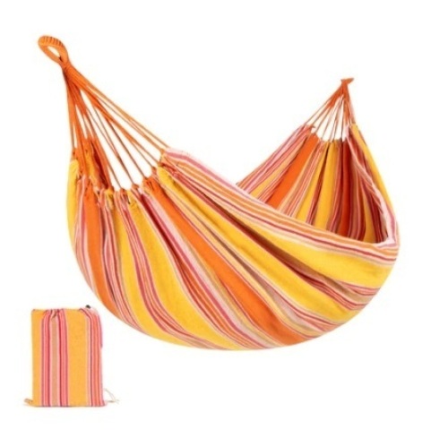 2-Person Brazilian-Style Double Hammock w/ Portable Carrying Bag, Sunset - Lot 207