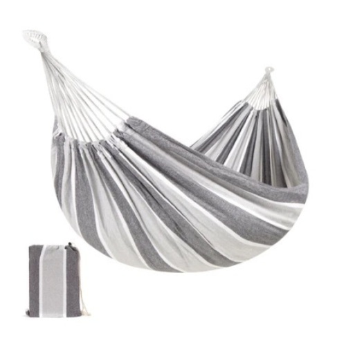 2-Person Brazilian-Style Double Hammock w/ Portable Carrying Bag, Steel - Lot 211