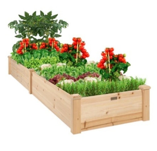 8x2ft Wooden Raised Garden Bed Planter - Lot 223