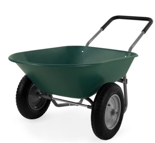 Dual-Wheel Wheelbarrow Garden Cart - Lot 430