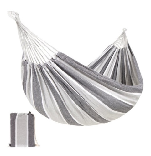 2-Person Brazilian-Style Double Hammock w/ Portable Carrying Bag, Steel  - Lot 445