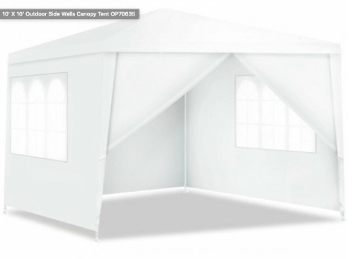 10' X 10' Outdoor Side Walls Canopy Tent - Lot 401