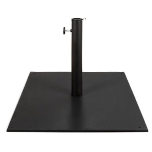 Steel Umbrella Base, Patio Stand w/ Tightening Knob & Anchor Holes - 38.5lb - Lot 564