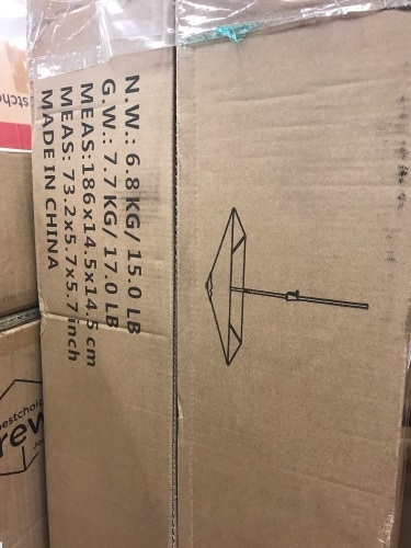 Square Patio Umbrella - Lot 114