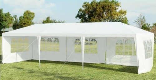 10' X 30' Outdoor Party Wedding 5 Sidewall Tent Canopy Gazebo - Lot 558