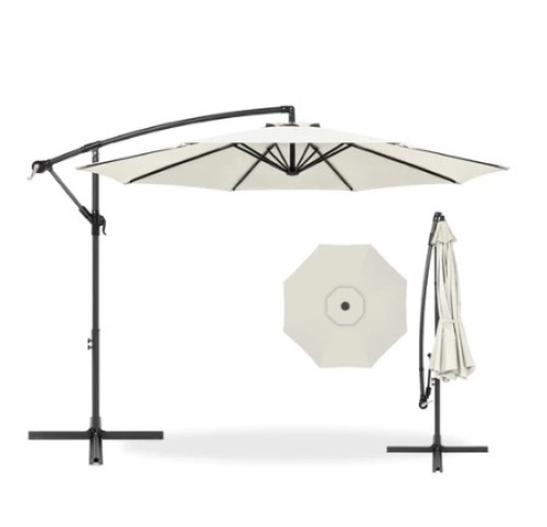 Offset Hanging Patio Umbrella - 10ft - Lot 263