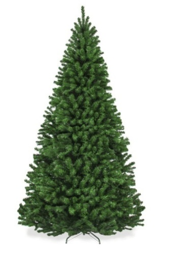 Premium Artificial Spruce Christmas Tree w/ Foldable Metal Base, 9ft - Lot 629