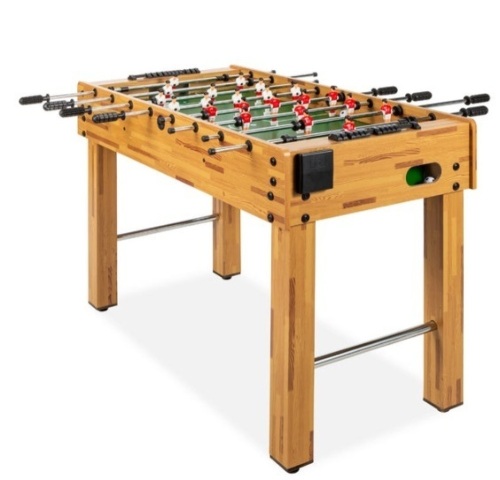 Foosball Game Table, Arcade Table Soccer w/ 2 Cup Holders, 2 Balls - 48in - Lot 635