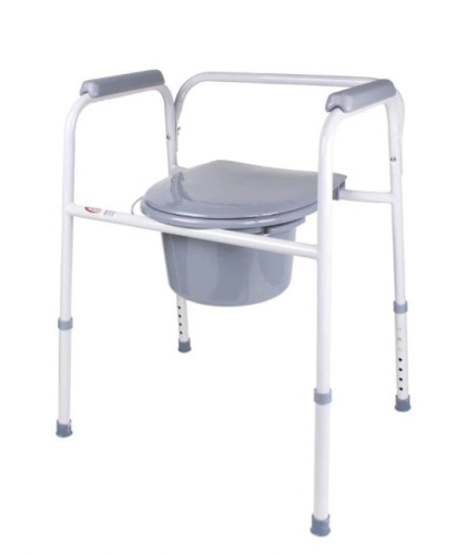 Carex, 3-in-1, Folding Commode, Like New, Retail - $49.99 - Lot 25