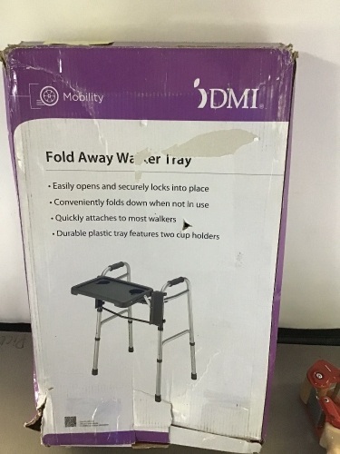 IDMI, Folding Away Walker Tray, Like New, Retail - $23.77 - Lot 30