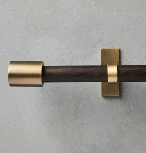 West Elm, Mid-Century, Rod 44"-108", Wood Brass, Like New, Retail - $120 - Lot 39