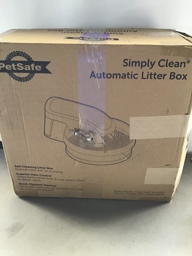 Petsafe, Simply Clean, Automatic Litter Box, Like New, Retail - $129.95 - Lot 56