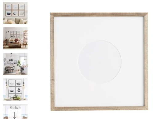 Pottery Barn, Accents Wood gallery, Oversized Mat Frame, Like New, Retail - $99.99 - Lot 63