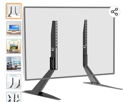 Wali, Universal TV Stand, Table Top, 23-42", Like New, Retail - $18.99 - Lot 68
