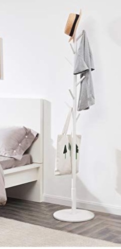 Loho, Coat Rack, Free Standing, 8 Hooks,Honey, Like New, Retail - $39.99 - Lot 69