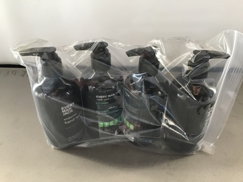 Every Man Jack, Hydrating Hand Wash, LOT of 4, New, Retail - $12 Each - Lot 98