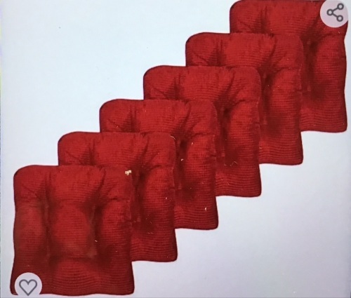Sweet Home Collection, Chair Cushions, Like New, Retail - $94.99 - Lot 113