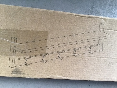 Ambird, Coat Hooks, 28.9" Long, With 5 Hooks, Like New, Retail - $36.97 - Lot 125