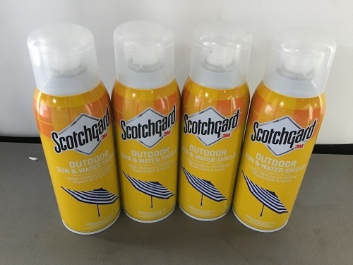 Scotchgard 3M, Outdoor Sun/Water Shield, LOT of 4 , New, Retail - $9.98 Each - Lot 131