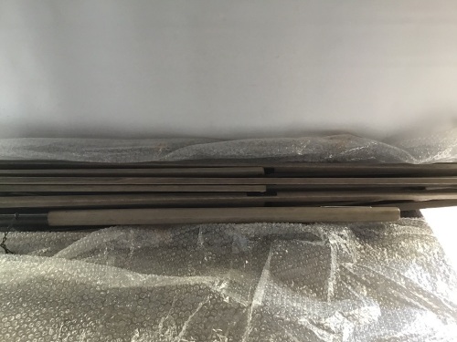 Pottery Barn, 9' Round Umbrella Pole, Drift wood, Pole Only, Like New, Retail - $139 - Lot 157