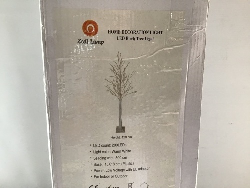 Zcdl Lamp, Home Decoration Light, 200 LED's, White, Like New, Retail - $47.99 - Lot 160