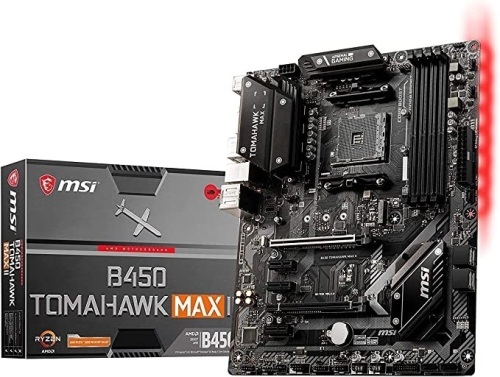 MSI, B450, Tomahawk MAX II, Motherboard, Like New, Retail - $99 - Lot 166
