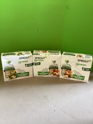 Sprout, Power Pak, Plant-Based Nutrients, 6-Pack, LOT of 3, Like New, Retail - $19.76 - Lot 168