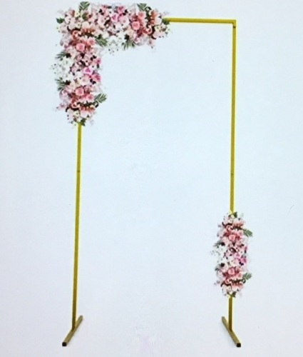 Wokceer, 3.3', Gold metal Arches, For Ceramonies, Like New, Retail - $64.99 - Lot 187