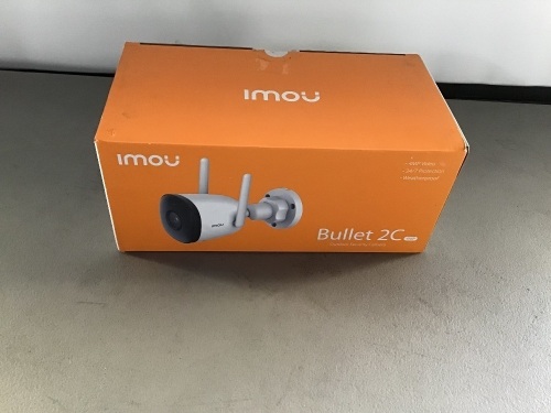 IMOU, Bullet 2C, Outdoor Security Camera, Like New ,Retail - $69.90 - Lot 217