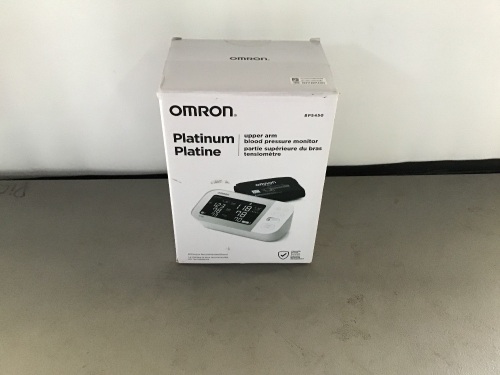 Omron, Platinum Platine, BPS450, Upper Arm Blood Pressure Monitor, Like New, Retail - $79 - Lot 218