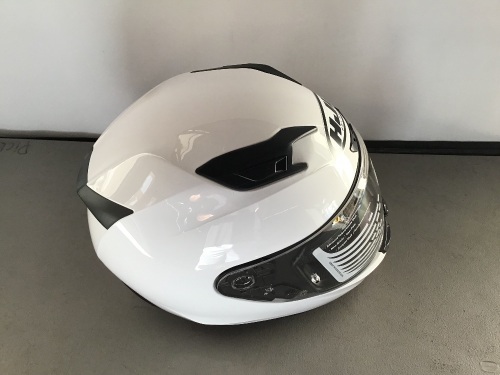 HJC, CL-17, Full Face Motorcycle Helmet, White, Small, Like New, Retail - $150 - Lot 234