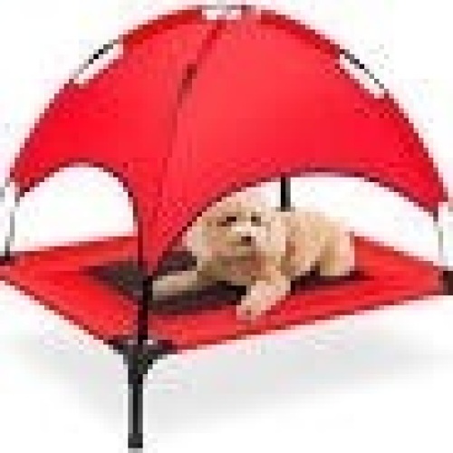 BCP # 3952 : Elevated Cooling Dog Bed  W / Canopy  - Lot 18
