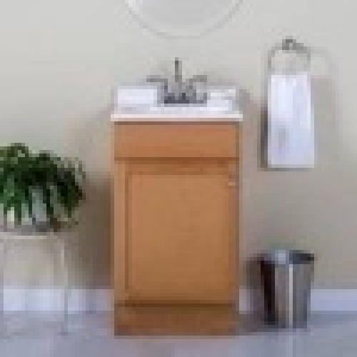 PROJECT SOURCE # 0571740 : 18 " Vanity W / Top Single Sink Bathroom  Vanity  - Lot 38