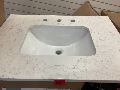 Project Source  Marble Vanity  Sink  - Lot 39