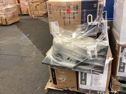 PALLET LOAD OF REMODELING MATERIAL FOR  BATHROOM - Lot 67
