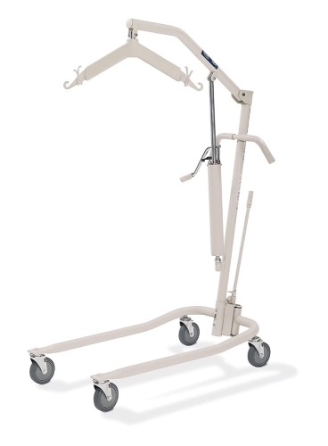 Invacare 9805P Painted Hydraulic Lift, 450 lbs. Weight Capacity - Needs Cleaned  - Lot 77