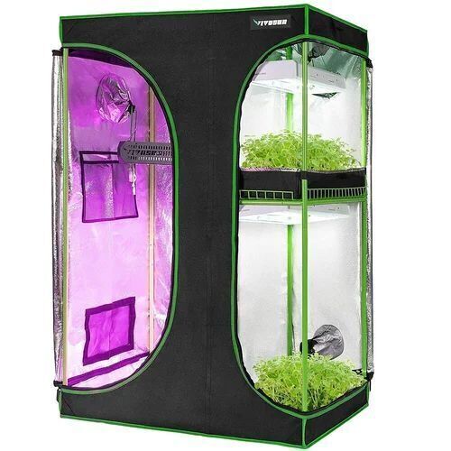 KINGSO 2-In-1 Grow Tent 72” Indoor Plant Growing Tents - Lot 246
