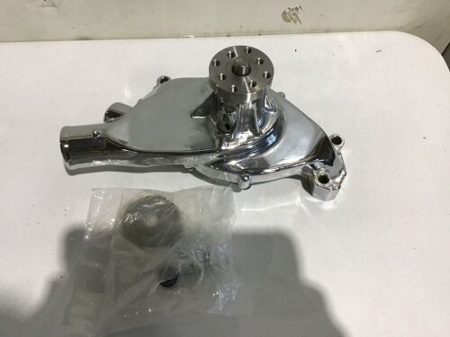 DEMOTOR PERFORMANCE Short Water Pump Chrome Aluminum - Lot 354